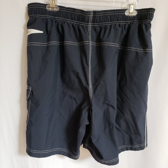Speedo - Mens Blue and White Swim Shorts. Size Large - Picture 2 of 4